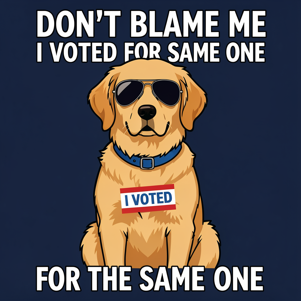 Don't Blame Me I Voted For The Same One Tee