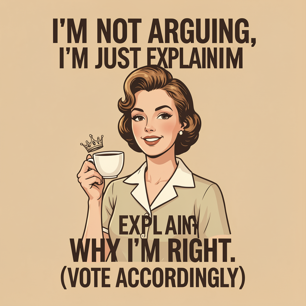 I'm Not Arguing I'm Just Explaining Why I'm Right Tee