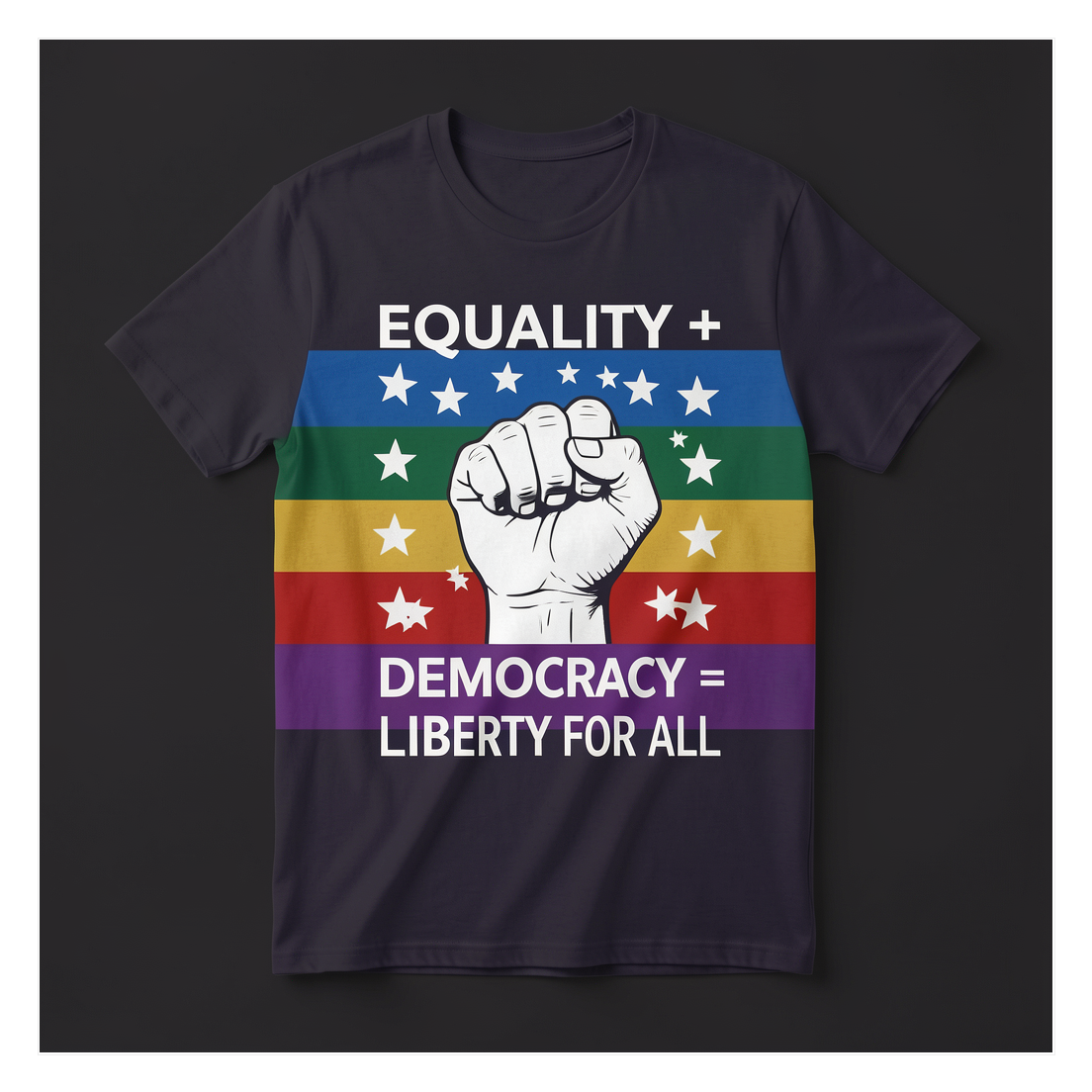 Rainbow Resistance Flag